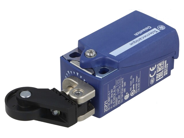 Eindschakelaar; hendel R 29mm, roller van kunststof Ø22mm Eindschakelaar; hendel R 29mm, roller van kunststof Ø22mm